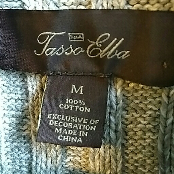 Tasso Elba pullover knit sweater size M - Picture 3 of 6